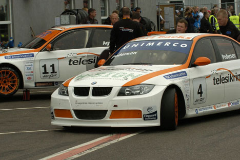 Team Telesikring kørerne, Peter Ager og Tom Pedersen.
(Foto: Jeppe Rimmen)